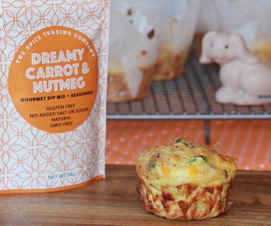 Mini Carrot and Nutmeg Egg Bites