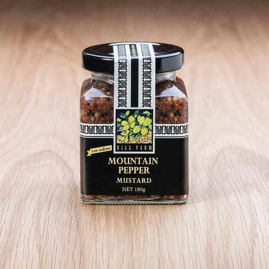 Hillfarm Mountain Pepper Mustard 180g