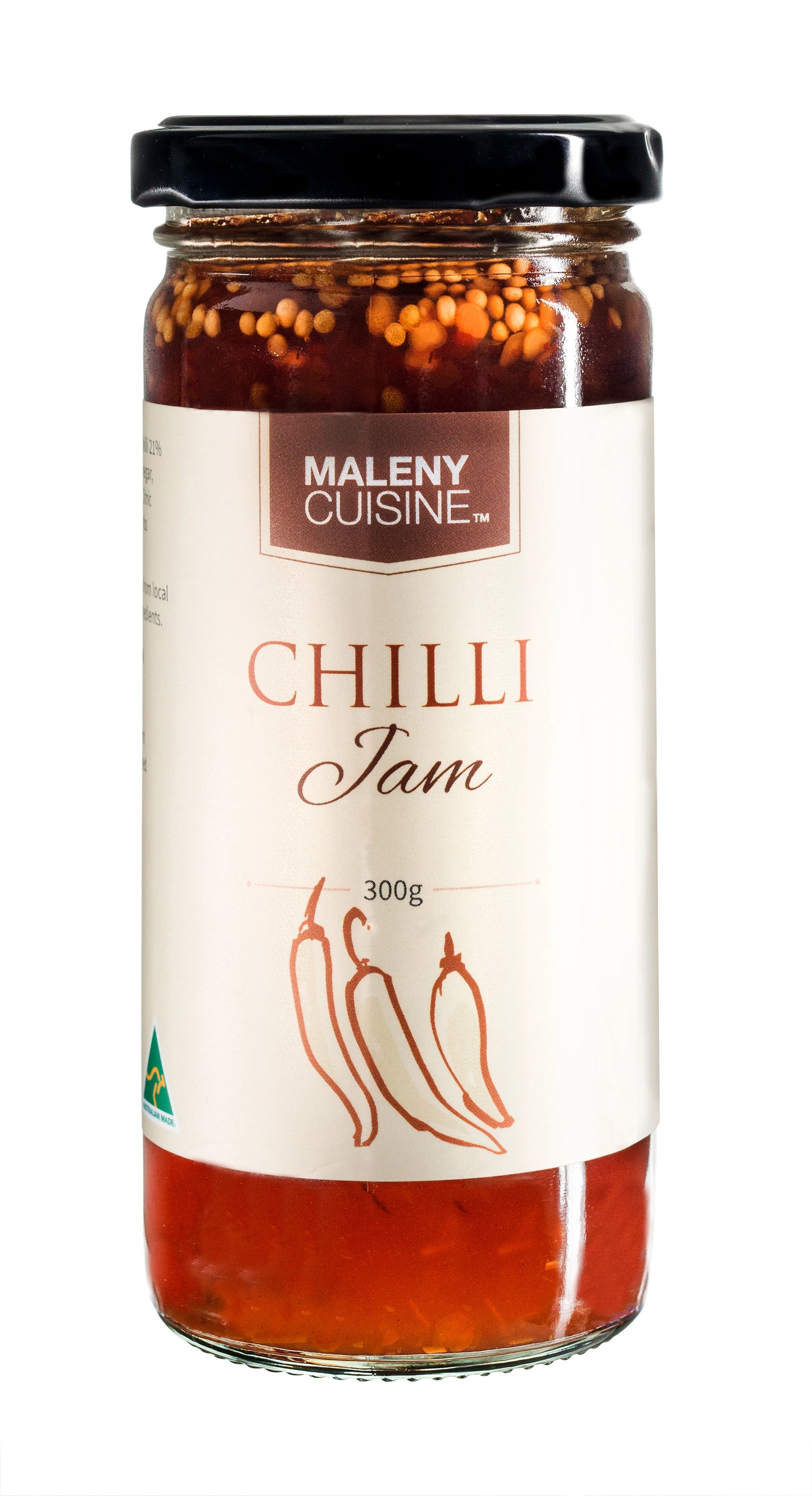 Maleny Cuisine Chilli Jam 300g. Gluten Free