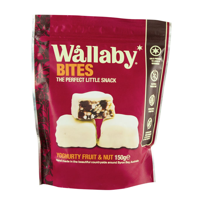 Wallaby Bites Yogurt Fruit & Nut Tray - Gluten Free 150g