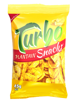 Turbo Snacks Plantain Naturally Sweet 45g